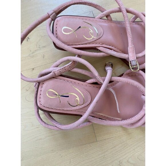 SAM Edelman Bnwot "Dia" Ankle Strap Kitten Heel Women New - Picture 3 of 8